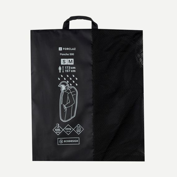 Дощовик-пончо для походів MT500 60 л чорний - L/XL | Зображення 2