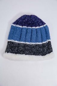 Дитяча шапка, сіро-синього кольору, з вовни, 167R7777