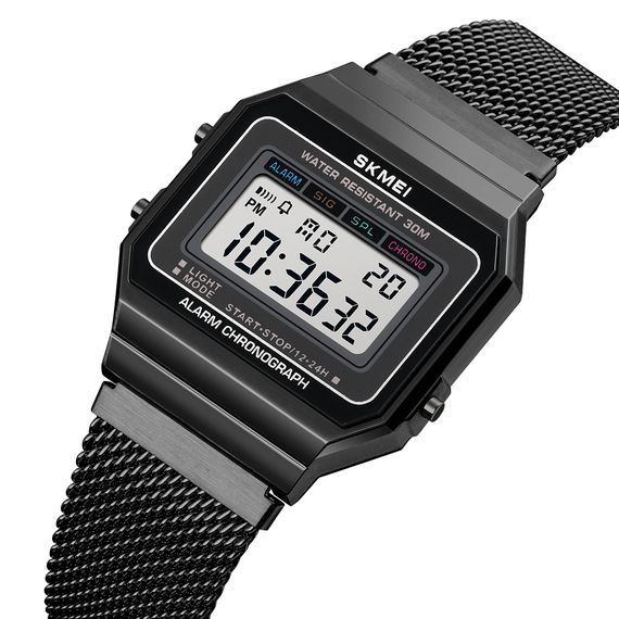 Чоловічий годинник Skmei 1660BK Black | Зображення 2