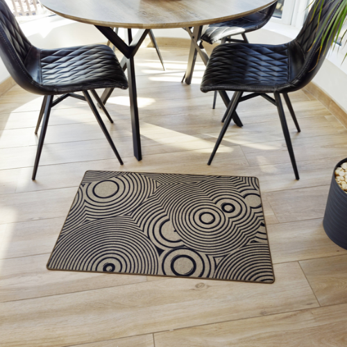 Килимок універсальний для підлоги льон Коло 70*120см Дариана | Зображення 2