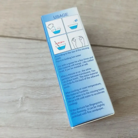 Клей для ремонту зубів, пристрій для тимчасового наповнення штучних зубів, гранульований клей | Зображення 7