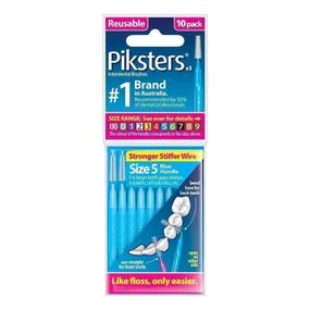 Міжзубні йоржики Piksters, № 5 (діаметр 1.1) голубі, 10 шт