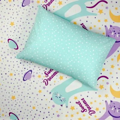 Дитячий постільний набір Home Line Коти та зорі (бірюзовий) (162249) | Зображення 2