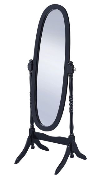 Зеркало напольное овальное Onder Mebli MS-8007-BK, деревянная рама, вращающееся | Зображення 1