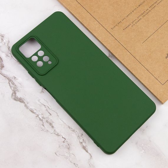 Чехол Silicone Cover Lakshmi Full Camera (AAA) для Xiaomi Redmi Note 11 Pro 4G/5G / 12 Pro 4G Full camera, Зелений/Cyprus Green | Зображення 3