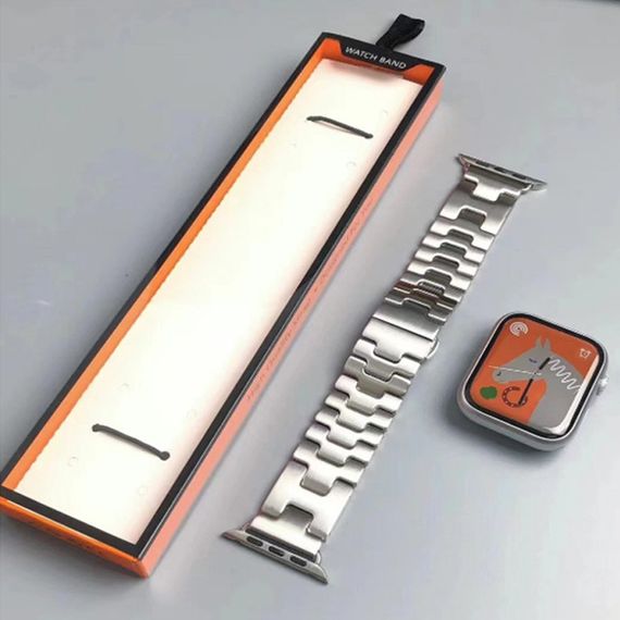 Ремешок Grand для Apple Watch 42(ser.1-3)/44/45/46/49mm Silver | Зображення 1