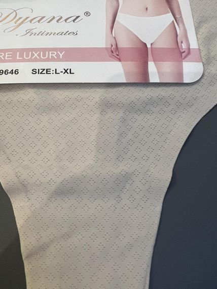 Труси-стринги, повітропроникні Dyana, з бавовняною ластовицею, колір rose, розміри SM, L-XL | Зображення 2