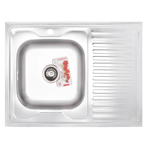 Майка кухонна Zerix Z8060L-06-160MD (micro decor) (ZS0603)