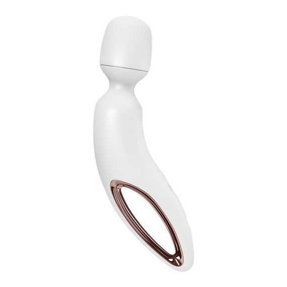 Вібромасажер Satisfyer Wand-erland (White/Rosegold) (м'ята упаковка!!!) Sex Aura | Зображення 2