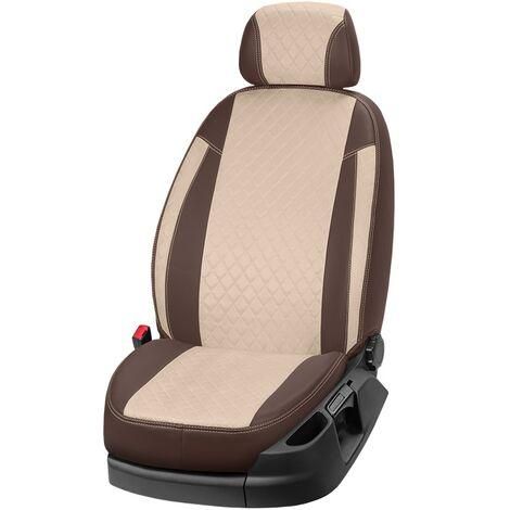 Чохли на сидіння з екошкіри та антари Dacia Logan 1 поколение 2008-2013 EMC-Elegant