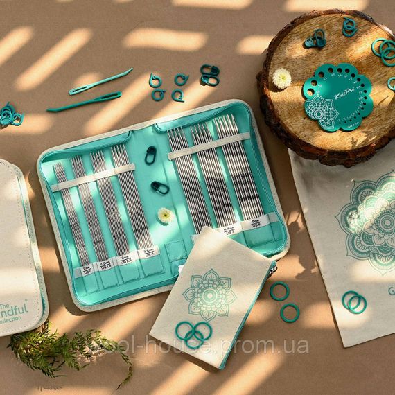 Набір шкарпеткових сталевих спиць KnitPro Mindful Grateful