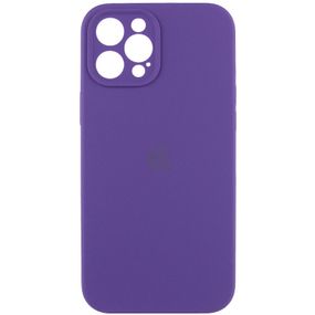 Чехол Silicone Case Full Camera Protective (AA) для Apple iPhone 12 Pro (6.1") Фиолетовый / Amethyst