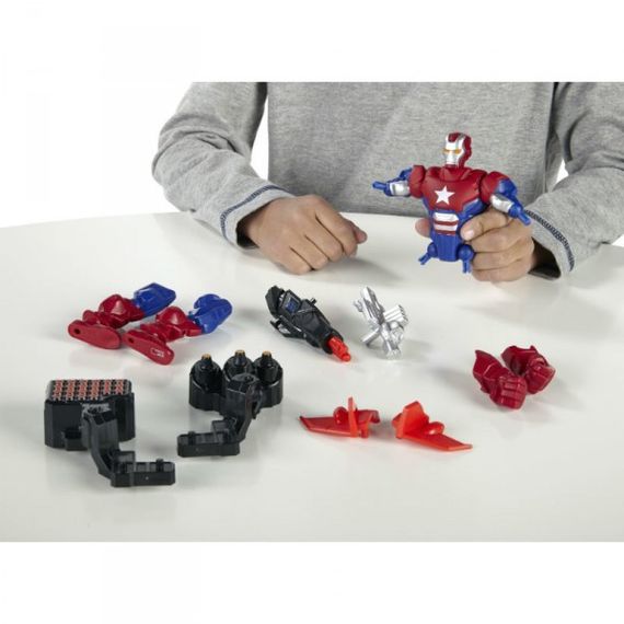 Розбірна фігурка супергероя Залізний патріот - Iron Patriot, Super Hero Mashers, Hasbro 138270 | Зображення 3