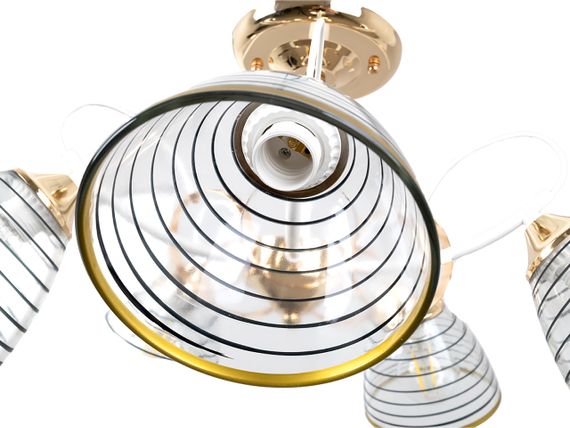 Люстра LK-728S/5 E27 WH+FG | Зображення 2