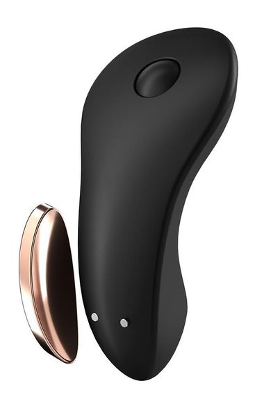 Вибратор в трусики с пультом и функцией управления со смартфона Satisfyer Little Secret черный sexstyle | Зображення 2