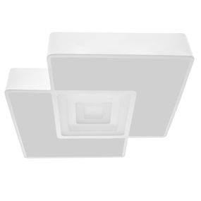 Светильник светодиодный настенно-потолочный накладной WBL-08/60W+34W NW WH