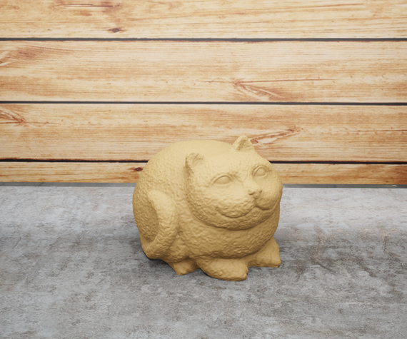 Статуетка  товстий кіт (Fat Cat) Тілесна