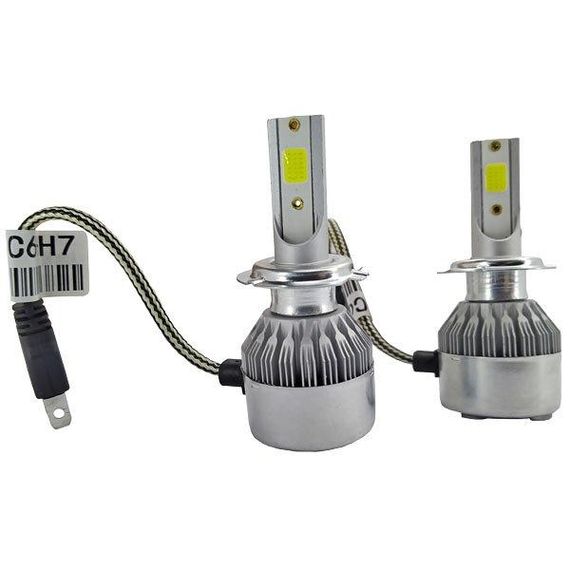 Комплект LED ламп C6 HeadLight H7 12v COB | Зображення 1