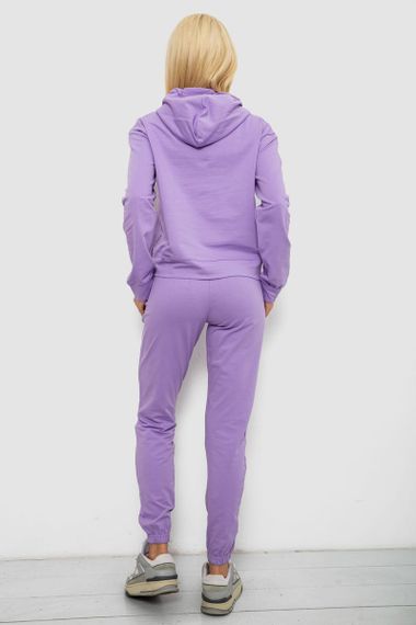 Спортивный костюм женский двухнитка, цвет сиреневый, 214R1419-005 | Зображення 3