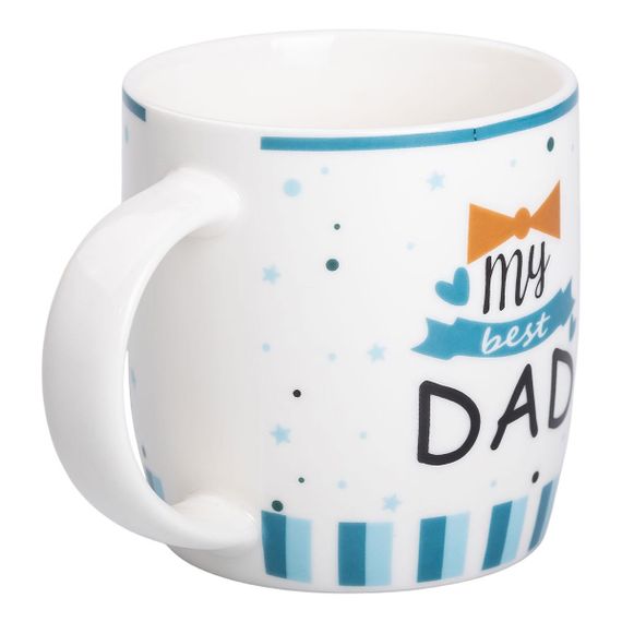 Чашка керамічна з написами 450 (мл) My best dad | Зображення 1