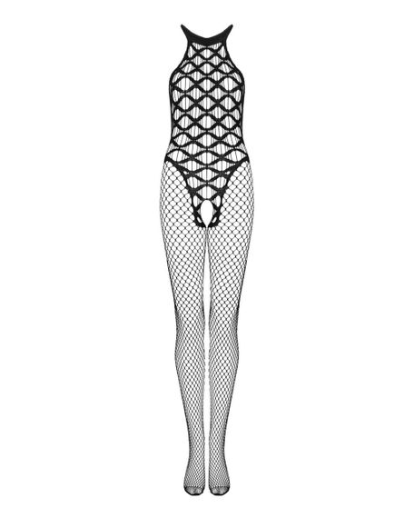 Сітчастий бодістокінг з імітацією боді Obsessive Bodystocking G332 S/M/L, black, з доступом Sex Aura | Зображення 2