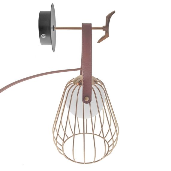 Бра настенное накладное в спальню лофт BL-529W/1 G9 G | Зображення 3