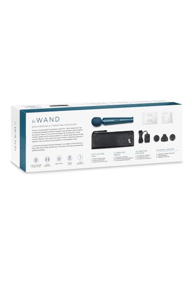 Вібратор мікрофон Le Wand RECHARGEABLE MASSAGER, тихоокеанський синій | Зображення 7