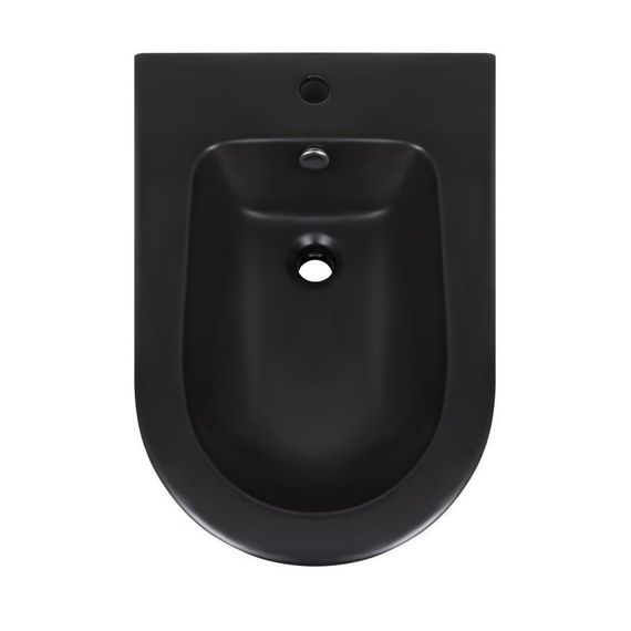 Биде напольное Qtap Scorpio 530x360x395 Matt black QT14441003CMB | Зображення 6