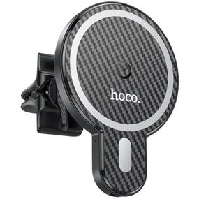 Автодержатель с БЗУ Hoco CA85 магнитный Black
