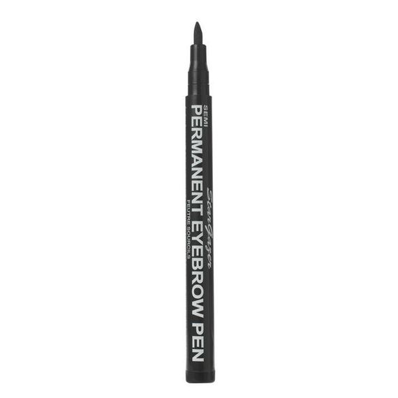 Полуперманентный маркер для бровей Черный Stargazer Semi-Permanent Eyebrow Pen Black