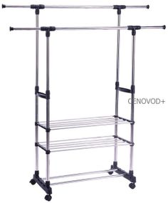 Подвійна телескопічна вішалка-стійка для одягу XPRO Triple Stand Hanger (Triple Stand Hanger_737)