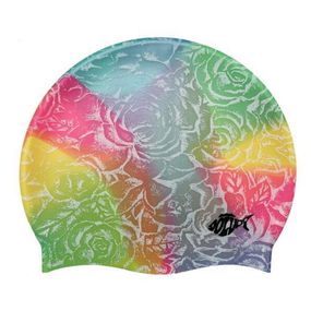 Шапочка для плавания женская Rose Flower NE-DL-108P, мультиколлор
