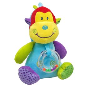 Погремушка - мягкая игрушка Bambi C20560 с музыкальным механизмом Обезьянка