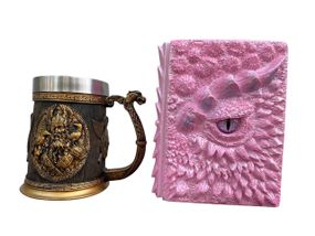 Подарунковий набір Кухоль 3D Скандинавські Боги та Блокнот 3D «Дракон Єдинорога»