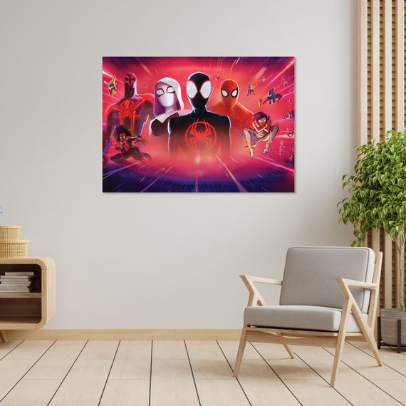 Плакат-постер з принтом Кавун Людина павук Павутиння Всесвіту Spider Man across the Spider Verse 3 А3 ПЛ000802(А3+)