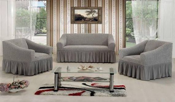 Чохол на диван або крісло універсальний Altinkoza Vizion 220х140-160см Бавовна/Поліестер