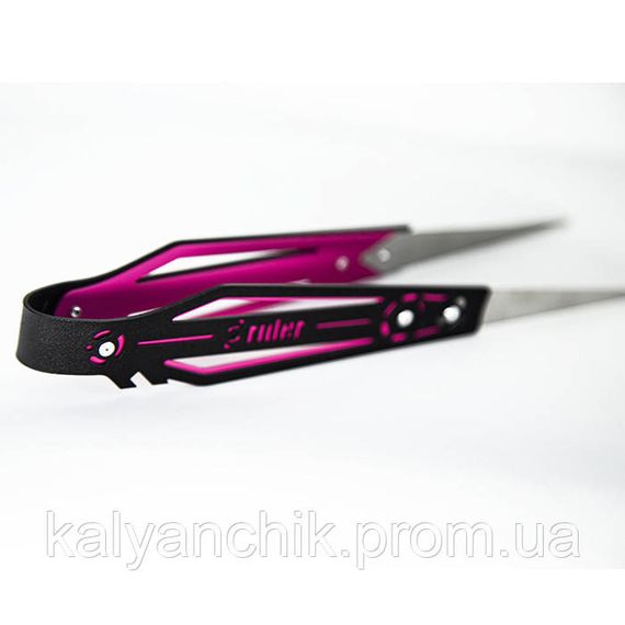 Щипці для вугілля кальяну 2х2 Rider рожеві | Зображення 1