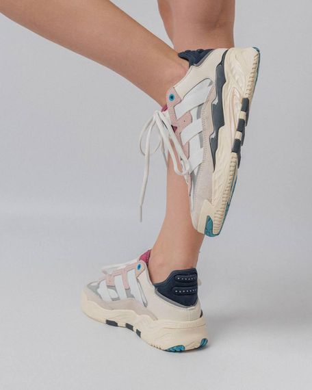 Кросівки Niteball 2 Beige Grey Rose W / нітебал  , В'єтнам 40 25,5 | Зображення 3