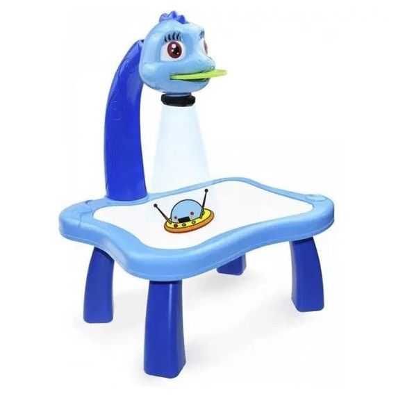 Детский стол проектор для рисования с подсветкой Projector Painting. RL-157 Цвет: голубой | Зображення 1