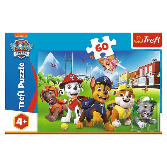 Пазл Trefl Paw Patrol Щенячий патруль на траві 60 елементів (5900511173758) | Зображення 2
