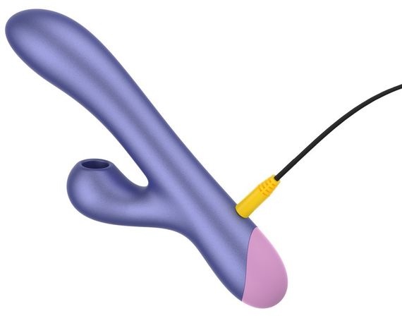 Вибратор-кролик с пульсатором для клитора ROMP Pulse фиолетовый sexstyle | Зображення 7