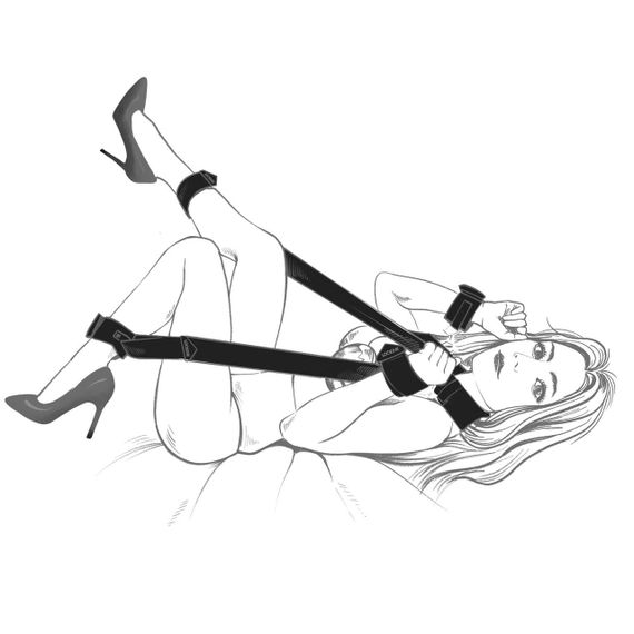Фіксатор для ніг LOCKINK Leg Spreader Strap Sex Aura | Зображення 6