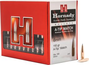 Куля Hornady A-TIP Match кал. 6 мм маса 110 гр (7.3 г) 100 шт