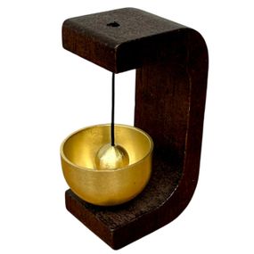 Деревянный звонок Primo Wood Bell для дверей - Dark Brown