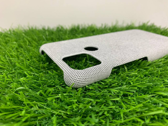 Чохол накладка Google Pixel 4A 5G тонкий тканина сірий | Зображення 3