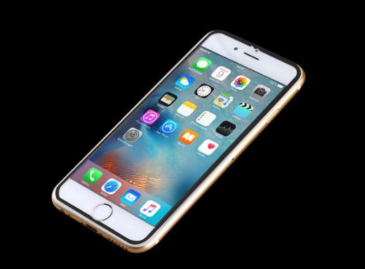 3D Metall защитное стекло для iPhone 6 Plus 5.5" - Black | Зображення 3