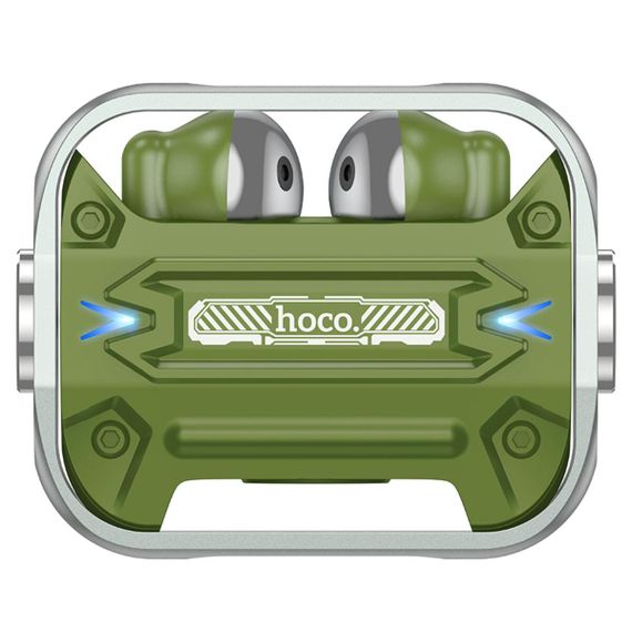 Навушники HOCO EW55 Trendy true wireless BT gaming headset Army Green