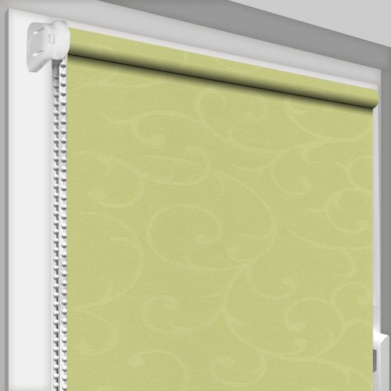 Рулонная штора Rolets Акант 1-2257-1100 110x170 см открытого типа Светло-зеленая