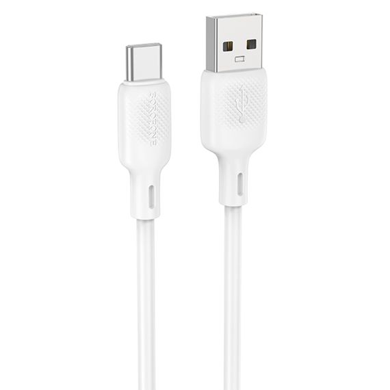 Дата кабель Borofone BX113 Lenny USB to Type-C 3A (1m) White