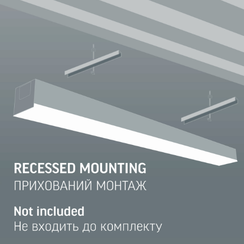 LED Світильник лінійний 50W 1,2м 5000К 220V VL-BN03-50125B Videx | Зображення 4
